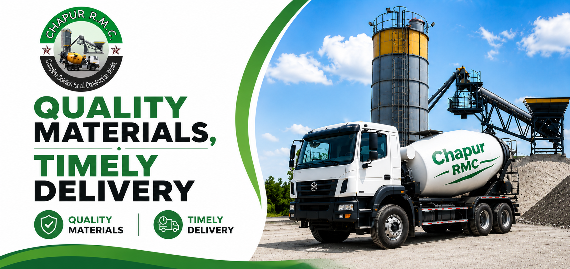 Quality Materials, Timely Delivery